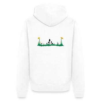 magic mushroom - Veste à capuche bio Premium Unisexe - blanc - Dos - Thijin (182cm)