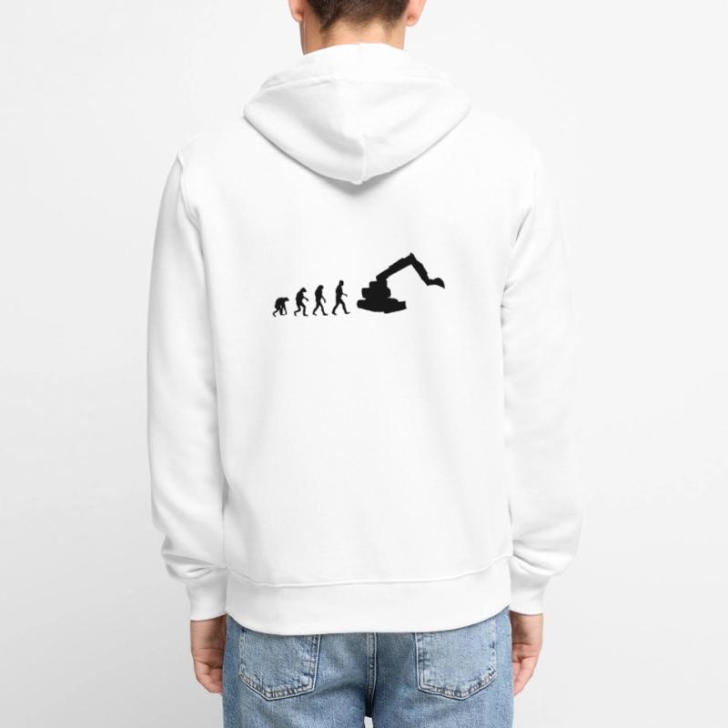 digger evolution Unisex Premium Organic Zip Hoodie