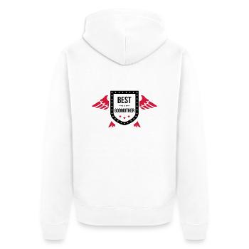 Best Godmother - Veste à capuche bio Premium Unisexe - blanc - Dos - Thijin (182cm)