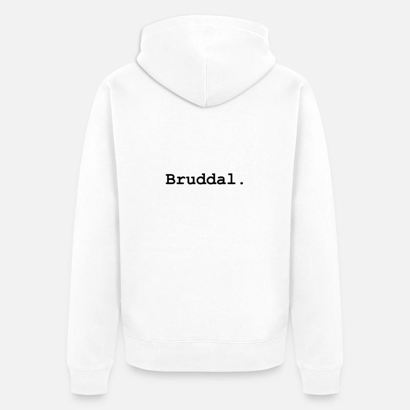 Bruddal - Veste à capuche bio Premium Unisexe - blanc