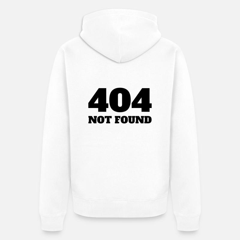 développeur / informatique / informaticien / - Veste à capuche bio Premium Unisexe - blanc