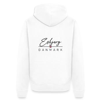 Dänemark - Esbjerg - Danmark - Denmark - Unisex Premium Organic Zip Hoodie - white - Back - Thijin (182cm)