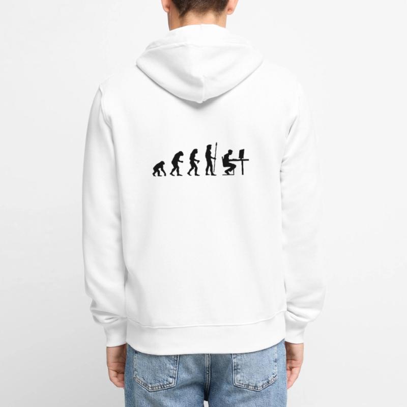 evolution_pc_gamer2 Unisex Premium Bio Zip Hoodie
