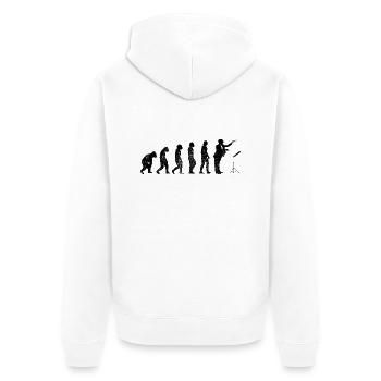 Conductors Gift Conductor Music Conducting - Unisex Premium Organic Zip Hoodie - white - Back - Thijin (182cm)