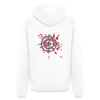 couteau - Veste à capuche bio Premium Unisexe - blanc - Dos - Thijin (182cm)