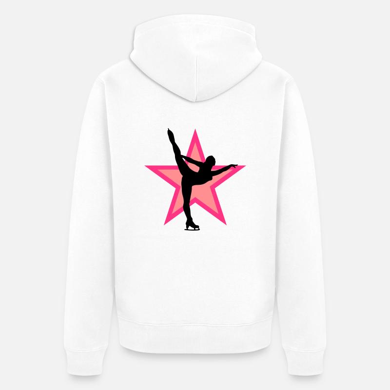 eiskunst_c_3c - Veste à capuche bio Premium Unisexe - blanc