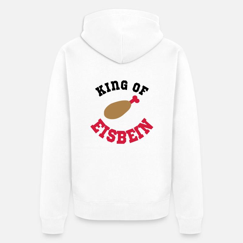 cuire à feu - Veste à capuche bio Premium Unisexe - blanc