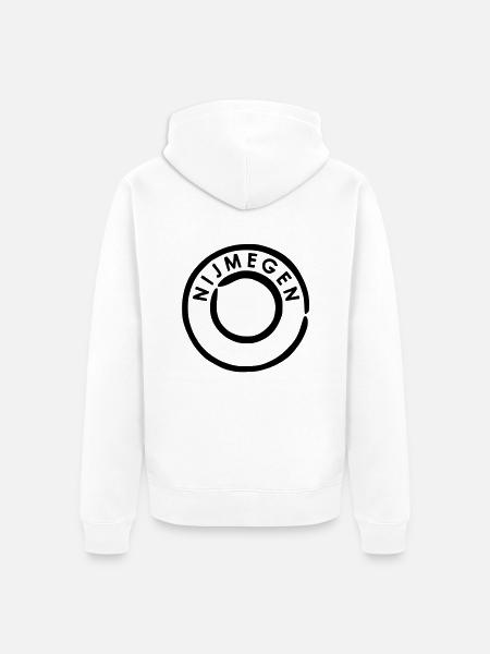 Nijmegen - Unisex Premium Bio Zip Hoodie - Weiß