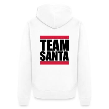 équipe équipage amis joyeux noël père noël n - Veste à capuche bio Premium Unisexe - blanc - Dos - Thijin (182cm)