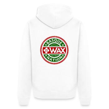 Basque Wax 2 - Veste à capuche bio Premium Unisexe - blanc - Dos - Thijin (182cm)