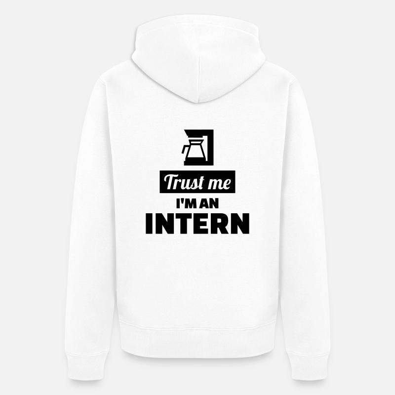 Practicant - Veste à capuche bio Premium Unisexe - blanc