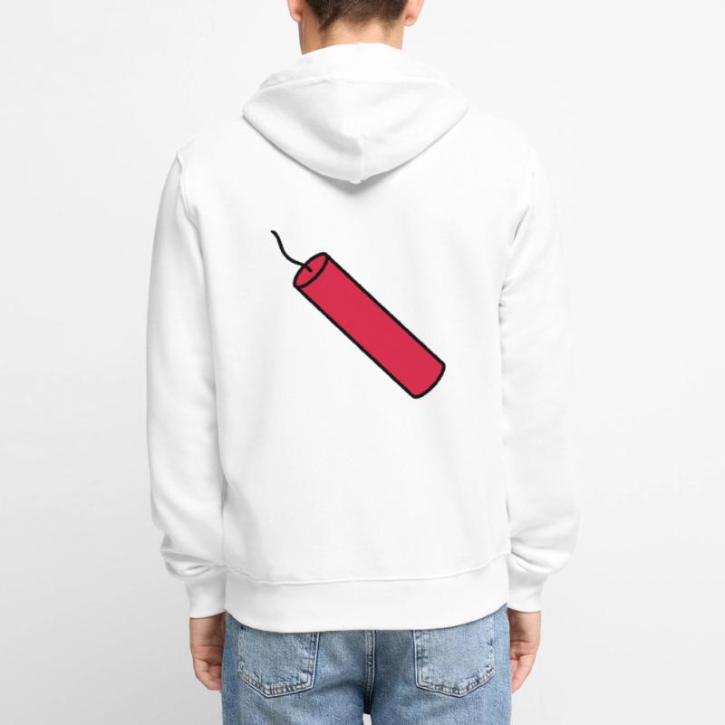 stop rod tnt dynamite explode explosion Unisex Premium Organic Zip Hoodie