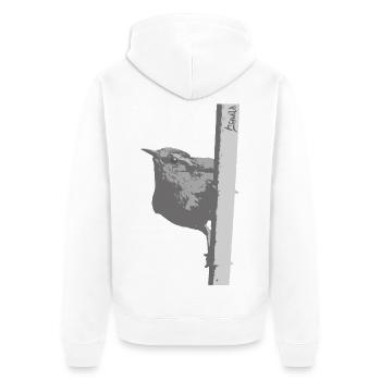 Troglodyte - Veste à capuche bio Premium Unisexe - blanc - Dos - Thijin (182cm)