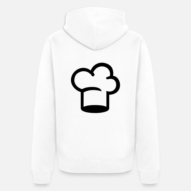 Cuisinier - Veste à capuche bio Premium Unisexe - blanc