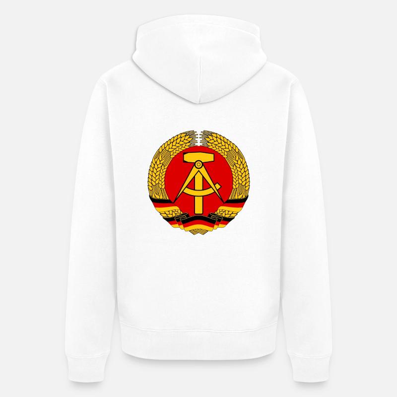Manteau RDA des bras - Veste à capuche bio Premium Unisexe - blanc