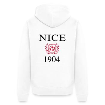 Nice 1904 Origin - Veste à capuche bio Premium Unisexe - blanc - Dos - Thijin (182cm)