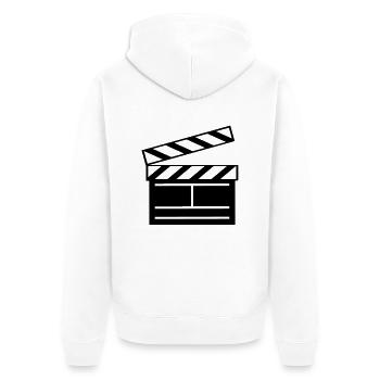 action__f1 - Veste à capuche bio Premium Unisexe - blanc - Dos - Thijin (182cm)