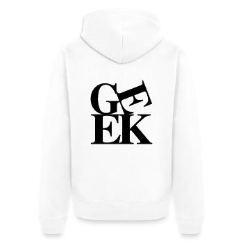 Geek - Veste à capuche bio Premium Unisexe - blanc - Dos - Thijin (182cm)