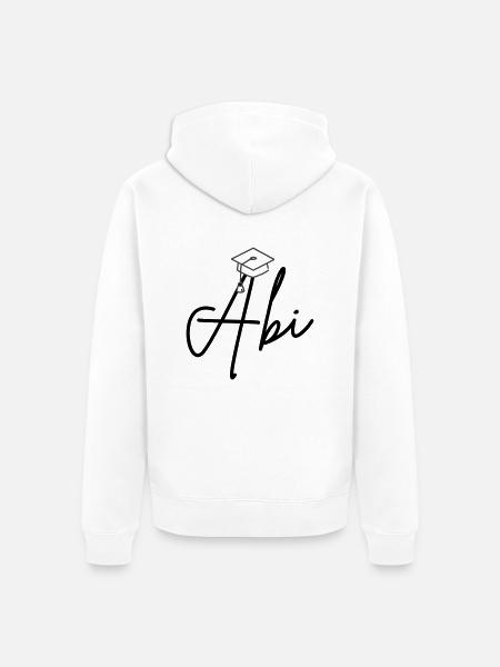 abi2024 - Unisex Premium Bio Zip Hoodie - Weiß