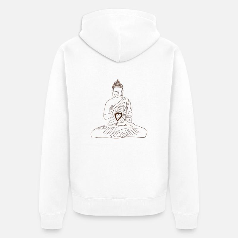 Timeout - Veste à capuche bio Premium Unisexe - blanc