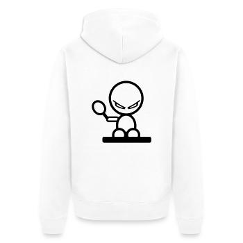 sport - Veste à capuche bio Premium Unisexe - blanc - Dos - Thijin (182cm)