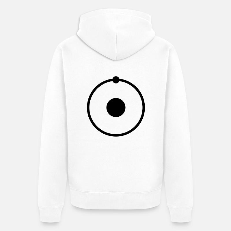 hydrogène - Veste à capuche bio Premium Unisexe - blanc