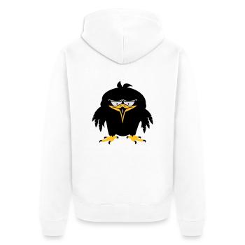 aigle bébé / baby eagle (c, 3c) - Veste à capuche bio Premium Unisexe - blanc - Dos - Thijin (182cm)