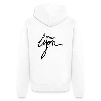 LYON - Veste à capuche bio Premium Unisexe - blanc - Dos - Thijin (182cm)