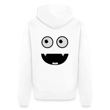 Funny Vampir Monster - Veste à capuche bio Premium Unisexe - blanc - Dos - Thijin (182cm)