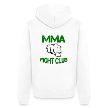 Club de combat MMA - Veste à capuche bio Premium Unisexe - blanc - Dos - Thijin (182cm)
