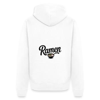 Ramen - Food Lover Design - Veste à capuche bio Premium Unisexe - blanc - Dos - Thijin (182cm)