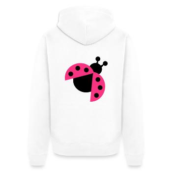 coccinelle - Veste à capuche bio Premium Unisexe - blanc - Dos - Thijin (182cm)