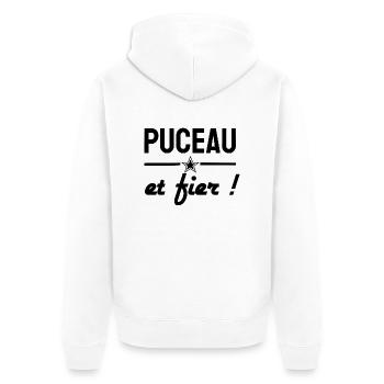 Humor - Unisex Premium Bio Zip Hoodie - Weiß - Hinten - Thijin (182cm)