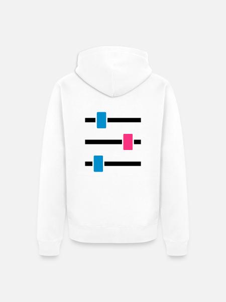 Mixer - Unisex Premium Bio Zip Hoodie - Weiß