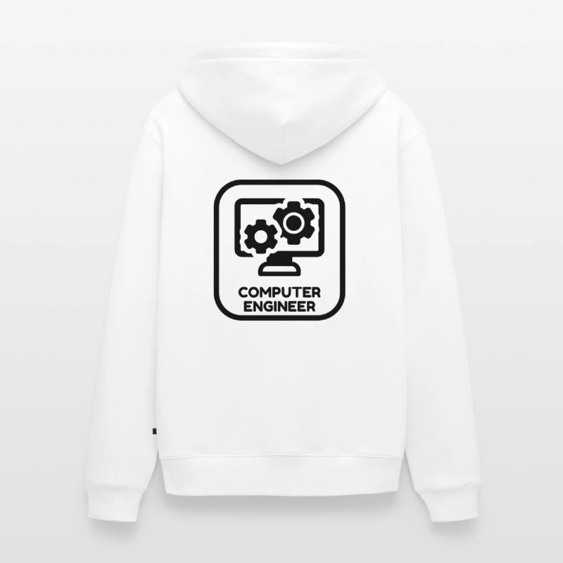 Computer Engineer Informatiker Informaticien Unisex Premium Organic Zip Hoodie