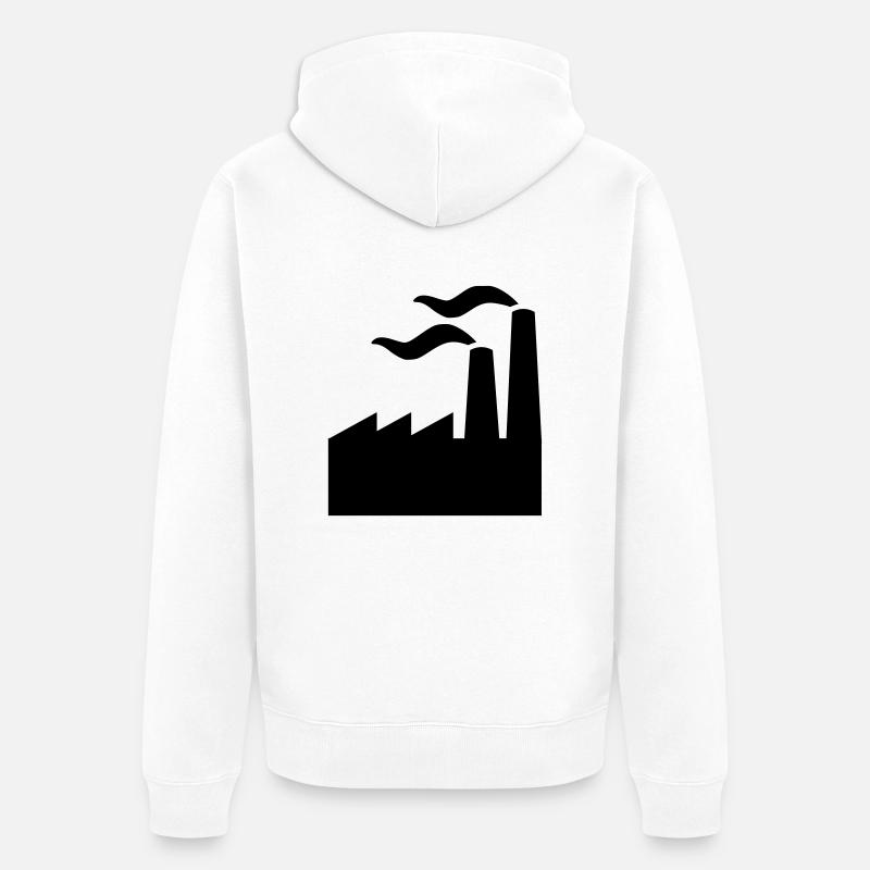 Fabrique - Veste à capuche bio Premium Unisexe - blanc