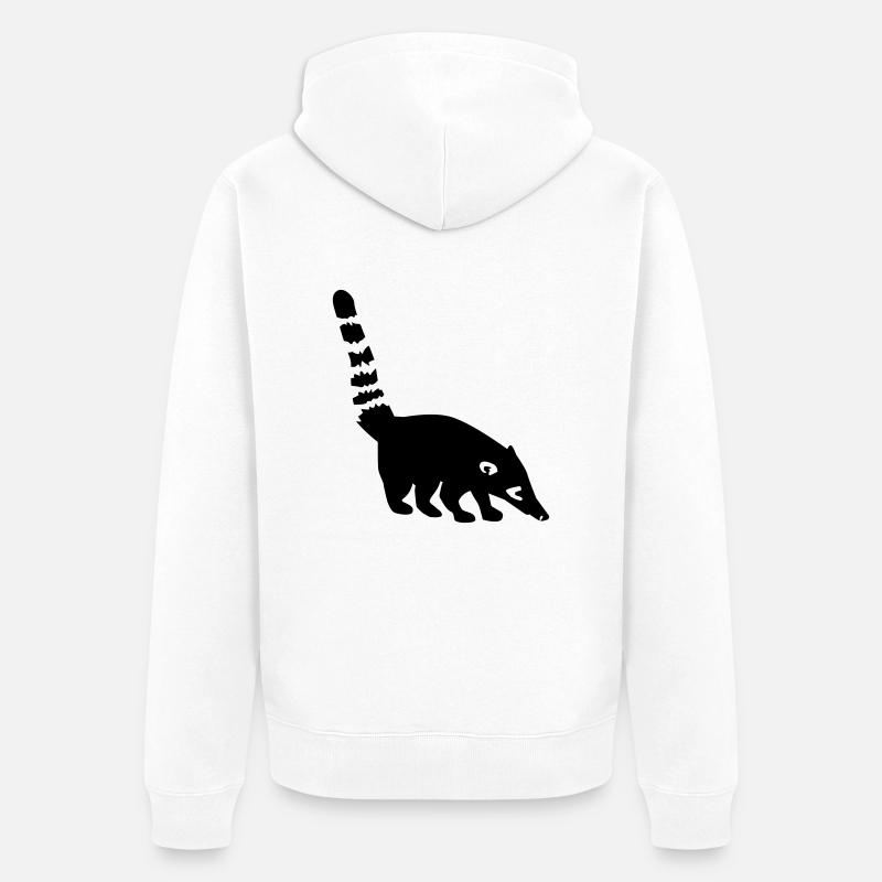 Coati - Veste à capuche bio Premium Unisexe - blanc