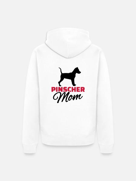 Zwergpinscher - Unisex Premium Bio Zip Hoodie - Weiß