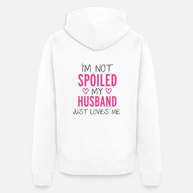 Spoiled - Veste à capuche bio Premium Unisexe - blanc