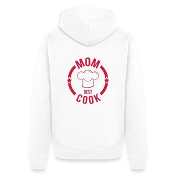 Muttertag / Mama / Mutter / Mutti / Mother's day - Unisex Premium Bio Zip Hoodie - Weiß - Hinten - Thijin (182cm)