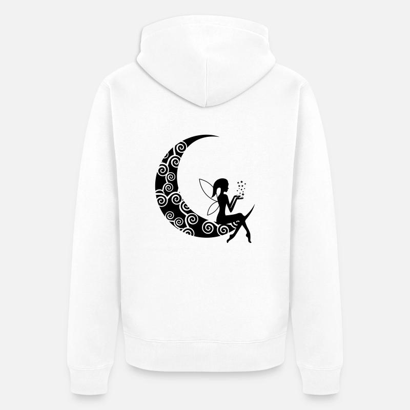 fee_01 - Veste à capuche bio Premium Unisexe - blanc