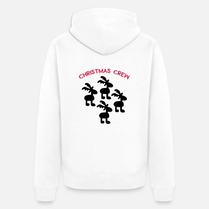 Noël - Veste à capuche bio Premium Unisexe - blanc