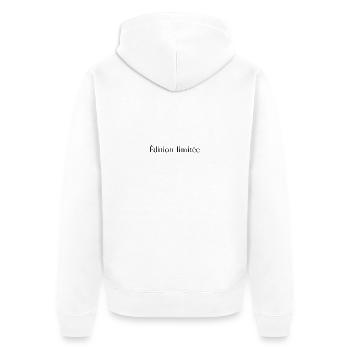 Édition limitée 2022 2023 Original et indémodable - Veste à capuche bio Premium Unisexe - blanc - Dos - Thijin (182cm)