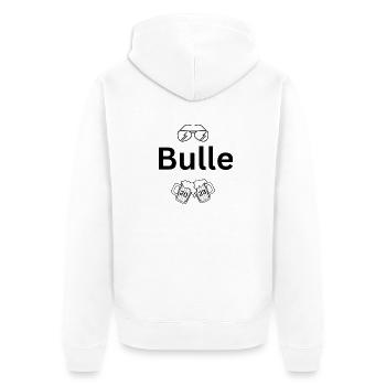 Bull - Bulgaria - Golden Sands - Unisex Premium Organic Zip Hoodie - white - Back - Thijin (182cm)