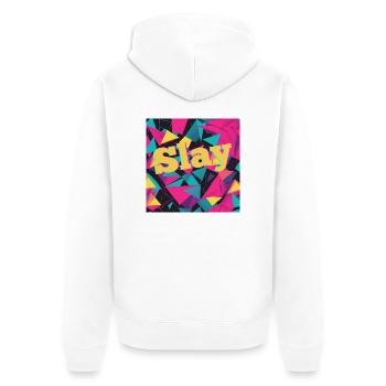 Tuer - Veste à capuche bio Premium Unisexe - blanc - Dos - Thijin (182cm)