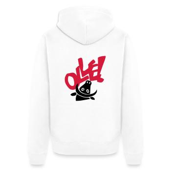 toto olle - Veste à capuche bio Premium Unisexe - blanc - Dos - Thijin (182cm)