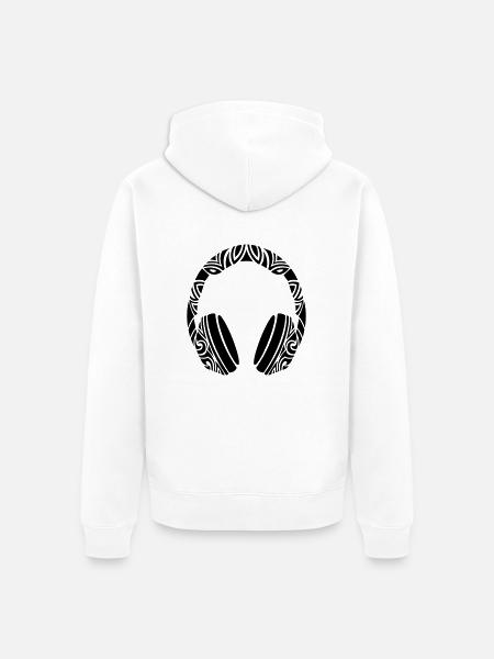 casque - Veste à capuche bio Premium Unisexe - blanc