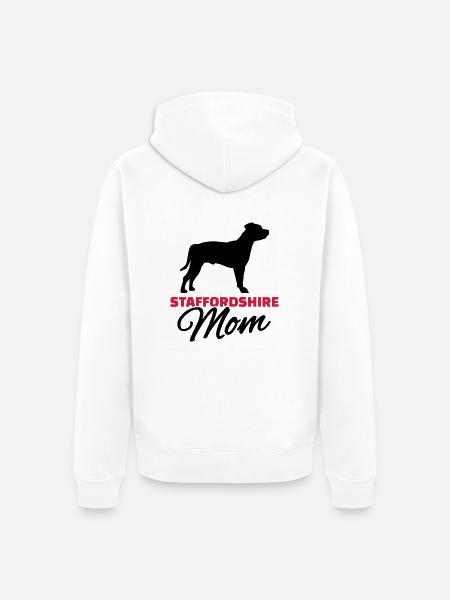 Staffordshire - Unisex Premium Bio Zip Hoodie - Weiß