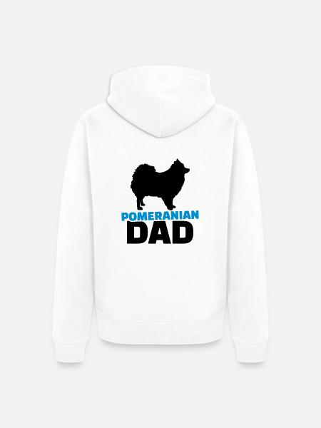 Spitz - Unisex Premium Bio Zip Hoodie - Weiß