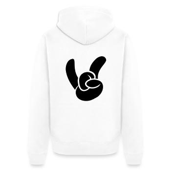 Rock on! - Veste à capuche bio Premium Unisexe - blanc - Dos - Thijin (182cm)
